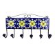 Blue Floral Ceramic Tiles Hooks-456